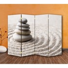Ширма "Камни на песке", двухсторонняя, 200 х 160 см - фото 298017721