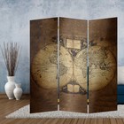 Ширма "Старинная карта мира", 150 х 160 см - фото 320399838