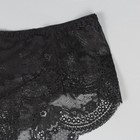 Комплект нижнего белья (бюстгальтер, трусы), цвет чёрный, 85С (факт 80C), размер 46-48 (XL) - Фото 6