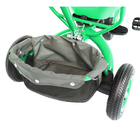 Велосипед трёхколёсный «Лучик Vivat 1», надувные колёса 10"/8", цвет зелёный - Фото 2