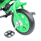Велосипед трёхколёсный «Лучик Vivat 1», надувные колёса 10"/8", цвет зелёный - Фото 4