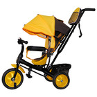 Велосипед трёхколёсный «Лучик Vivat 2», колёса EVA 10"/8", цвет коричневый/жёлтый - Фото 1