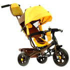 Велосипед трёхколёсный «Лучик Vivat 2», колёса EVA 10"/8", цвет коричневый/жёлтый - Фото 2