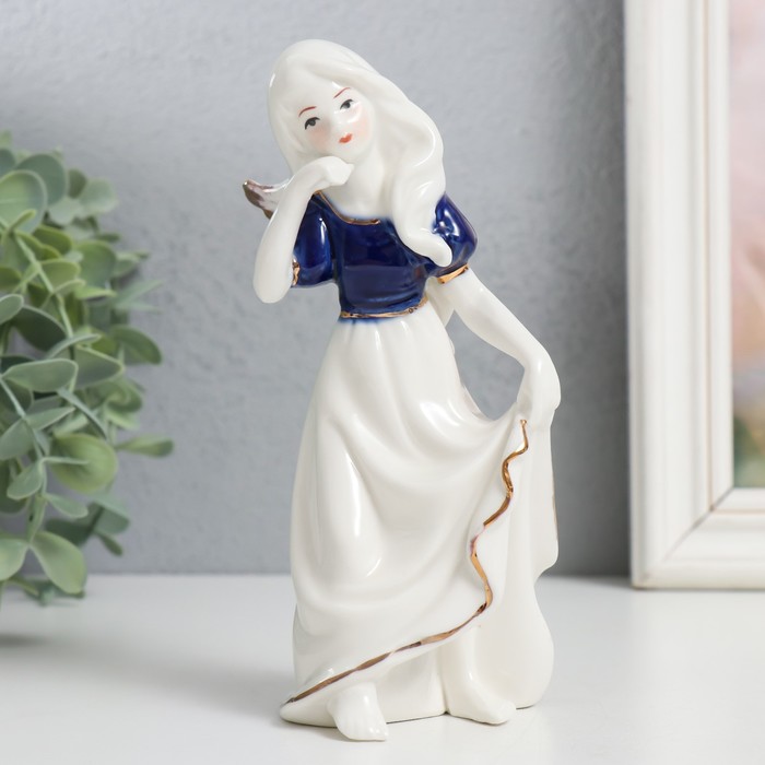 Фигурка керамика «Девушка-ангел», 17×8 см - Фото 1