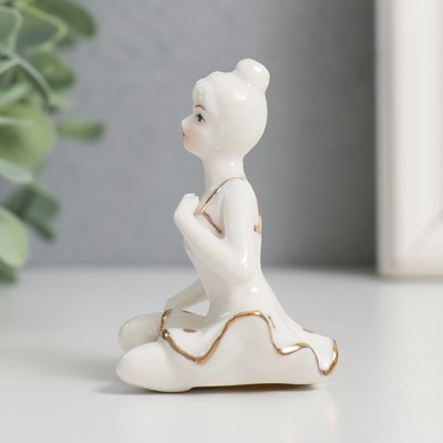 Сувенир "Балерина" золото 7 см