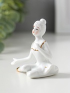 Фигурка керамика «Балерина», золото, 7 см  (артикул 459276)  большой выбор товаров оптом и в розницу по низким ценам с доставкой