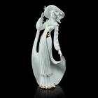 Сувенир керамика под фарфор "Богиня" золото 35 см - Фото 2