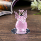 Сувенир стекло "Ангел толстячок на зеркале" МИКС 4,5х4,5х4,5 см - Фото 1