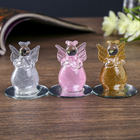 Сувенир стекло "Ангел толстячок на зеркале" МИКС 4,5х4,5х4,5 см - Фото 5