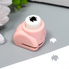 Дырокол фигурный «Кленовый лист», d=1 см, 3×2.5×3 см, МИКС - Фото 1