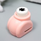 Дырокол фигурный «Кленовый лист», d=1 см, 3×2.5×3 см, МИКС - Фото 3