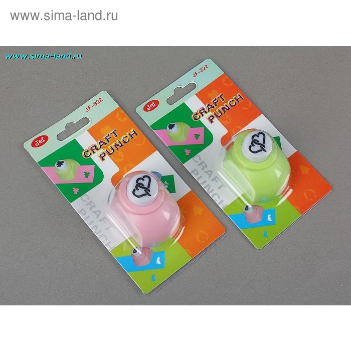 Дырокол фигурный "2 сердечка" d=1,5 см 3,5х4х4 см - Фото 1