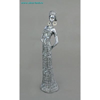 Сувенир полистоун Африканская красавица 23,5*6,5*5 см