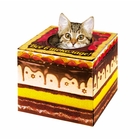 Домик-коробка с матрасом "Торт - все в шоколаде", вход сверху, 28 х 28 х 25 см - Фото 1