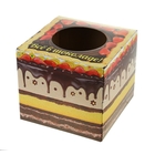 Домик-коробка с матрасом "Торт - все в шоколаде", вход сверху, 28 х 28 х 25 см - Фото 2