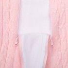 Комбинезон-конверт детский "Косы", рост 56-62 см, цвет розовый 11315_М - Фото 6