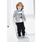 Пиджак для мальчика, рост 110 см, цвет  цвет серый/белый Н-ПЖ-278 - Фото 1