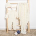 Комплект детский «МиМиМи», рост 50-56 см, цвет молочный 15341_М - Фото 2