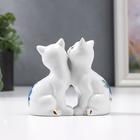 Фигурка керамика «2 котёнка в цветочек», 7×8 см - Фото 4