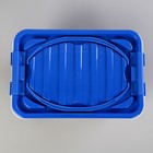 Контейнер для хранения с крышкой «Ультра», 7 л, 32×20×17 см, цвет синий - Фото 5