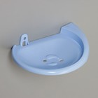 Набор для ванной комнаты «Олимпия», цвет голубой - фото 209229