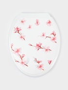 Сиденье для унитаза с крышкой «Декор. Сакура», 44.5×37 см, белое - Фото 7