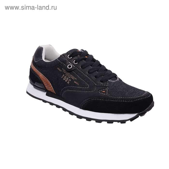 Кроссовки мужские арт. 91526, цвет черный, размер 44 - Фото 1