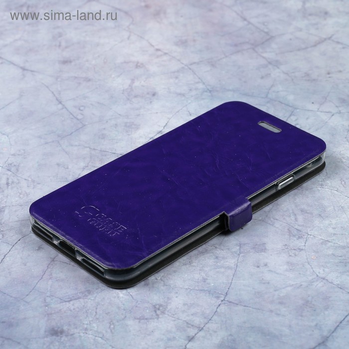 Чехол-книжка Caseguru Magnetic Case iPhone 7 Глянцево-фиолетовый - Фото 1