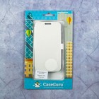 Чехол-книжка Caseguru Magnetic Case Samsung Galaxy J1 Mini Prime Глянцево-белый - Фото 3