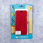 Чехол-книжка Caseguru Magnetic Case Samsung Galaxy A3 2017 Глянцево-красный - Фото 3
