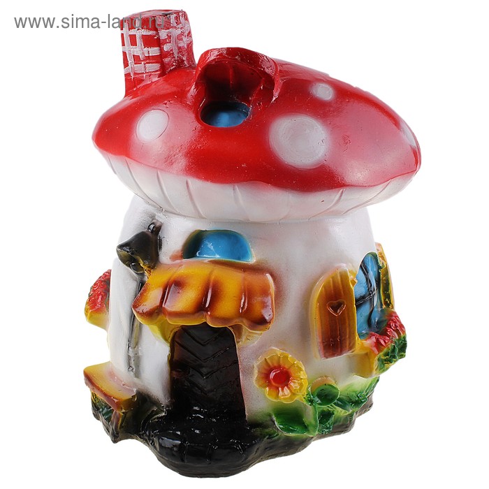Садовая фигура "Дом-гриб" 23*20*33 см - Фото 1