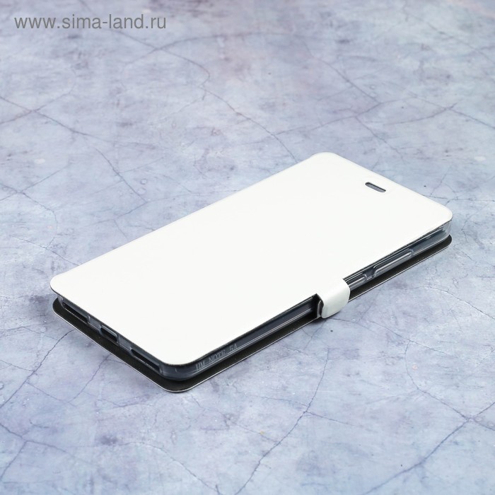 Чехол-книжка Caseguru Magnetic Case Xiaomi Redmi Note 5A Prime (32Gb,64Gb) Глянцево-белый - Фото 1