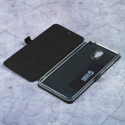 Чехол-книжка Caseguru Magnetic Case Meizu M5c Глянцево-черный