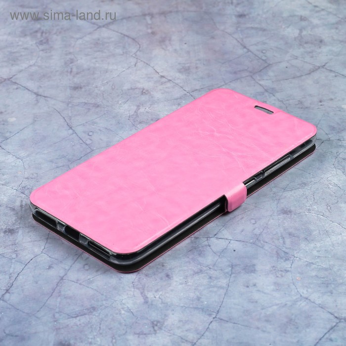 Чехол-книжка Caseguru Magnetic Case Asus Zenfone 4 Max ZC554KL Глянцево-светло розовый - Фото 1