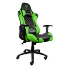Кресло игровое TGC12-BG, чёрное/зелёное - Фото 2