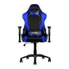 Кресло игровое TGC15-BB, чёрное/синее - Фото 1