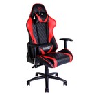 Кресло игровое TGC15-BR, чёрное/красное - Фото 6