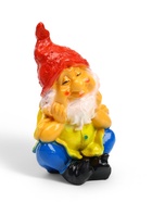 Садовая фигура из гипса «Гном спящий», 22×14×14 см - Фото 4