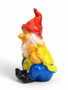 Садовая фигура из гипса «Гном спящий», 22×14×14 см - Фото 7