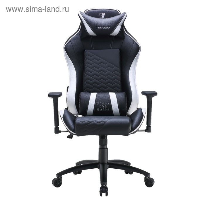 Кресло игровое Zone Balance F710, чёрное/белое - Фото 1