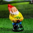 Садовая фигура из гипса «Гном - садовник», 25×13×13 см - Фото 1