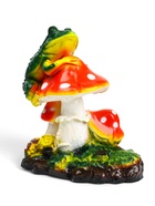 Садовая фигура из гипса «Три мухомора с Лягушкой», 27×24×15 см - Фото 13