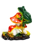 Садовая фигура из гипса «Три мухомора с Лягушкой», 27×24×15 см - Фото 5