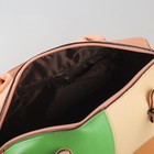 Сумка женская, отдел на молнии, наружный карман, длинный ремень, цвет персиковый - Фото 5