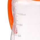 Бутылочка для кормления детская приталенная, с ручками, 150 мл, от 0 мес., цвет оранжевый МИКС - Фото 4