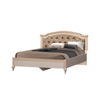Кровать «Марлен», без подъёмного механизма, с основанием, 160 х 200 см, цвет золотой - Фото 1