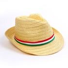 Панамка соломенная детская "Гитара", р-р. 52-54 см - Фото 5