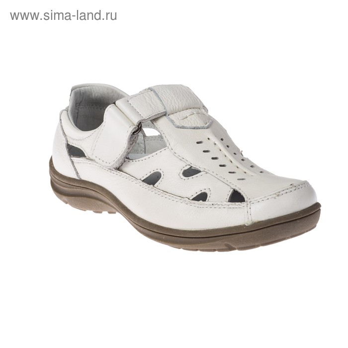 Туфли для мальчиков арт. SВ-23531, цвет белый, размер 34 - Фото 1