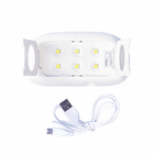 Лампа для гель-лака Luazon LUF-12, LED, 6 Вт, 6 диодов, USB, красная - Фото 2
