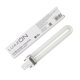 Сменная лампа Luazon LUF-20, ультрафиолетовая, 9 Вт, белая